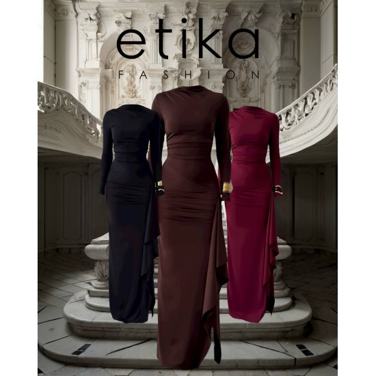 M00779-SIYAH Siyah DRESS