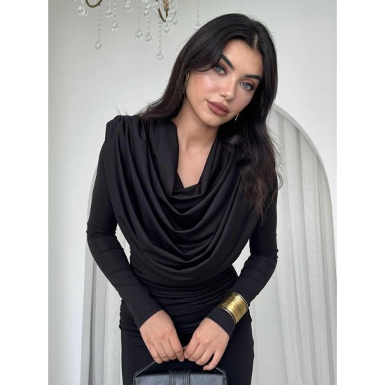 M00789-SIYAH Siyah DRESS