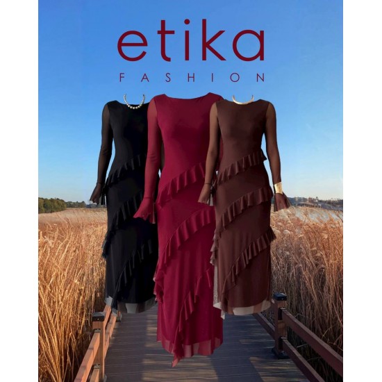 M00800-SIYAH Siyah DRESS