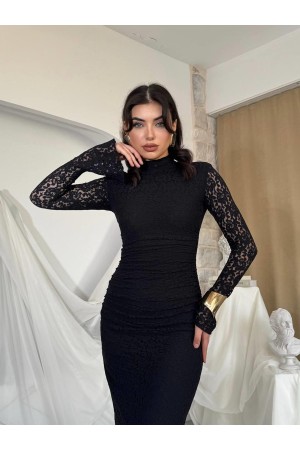 M00810-SIYAH Siyah DRESS