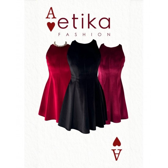 M00814-FUŞYA Fuchsia DRESS