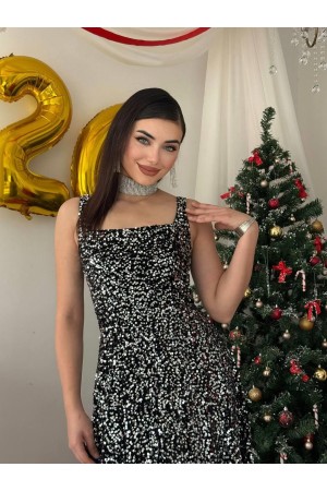 M00817-SIYAH Siyah DRESS