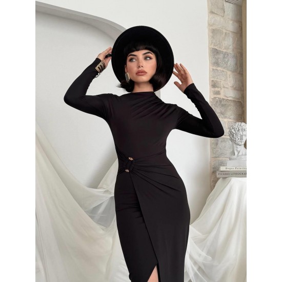 M00819-SIYAH Siyah DRESS