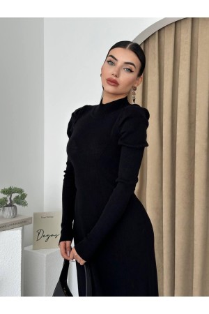 M10050-SIYAH Siyah DRESS