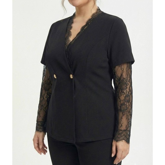 SİYAH TAKIM KREP KUMAŞ 2