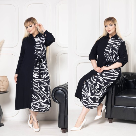 WOVEN FABRIC DRESS 188715