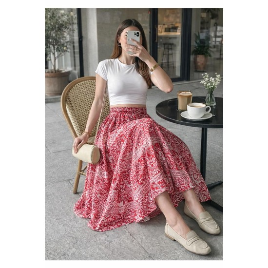 PATTERNED DAILY SKIRT 188643