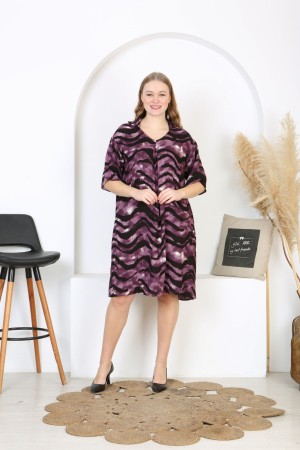 PATTERNED VISCOSE DRESS 188755