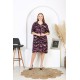 PATTERNED VISCOSE DRESS 188755