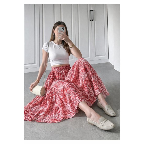 PATTERNED DAILY SKIRT 188643