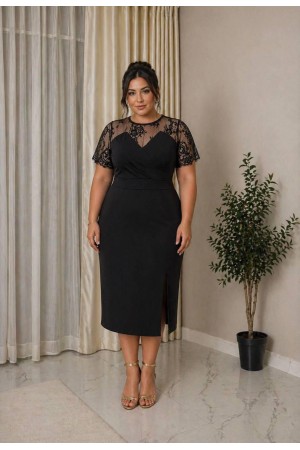 SCUBA CREPE FABRIC DRESS 189252