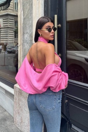 2-PIECE BOLERO & TURTLENECK KNIT TOP 192093
