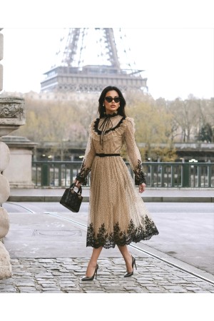 TÜL DETAY ABİYE ELBİSE 188168