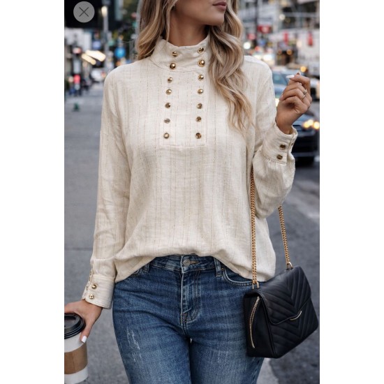 BUTTON DETAIL BLOUSE 188579