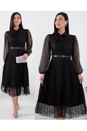 LACE DETAIL DRESS 189567