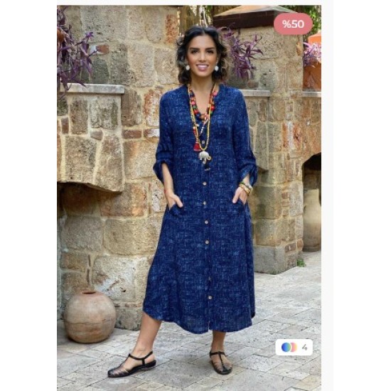 PATTERNED DRESS 188729