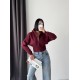 3 IPLIK KORSELI FERMUARLI SWEAT 191286