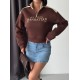 3 THREAD BRUSHED PRINTED SWEATSHIRT 191433