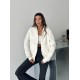 3 IPLIK SARDONLU OVERSIZE KALIP FERMUARLI SWEAT 191299