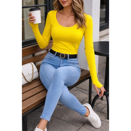 THUMB HOLE BLOUSE 188552