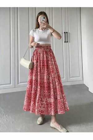 PATTERNED DAILY SKIRT 188643
