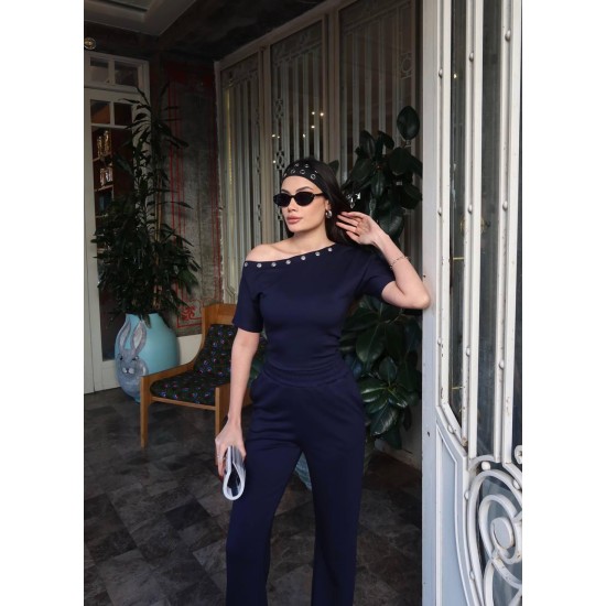 OYSHO FABRIC EYELET DETAIL SET 188622