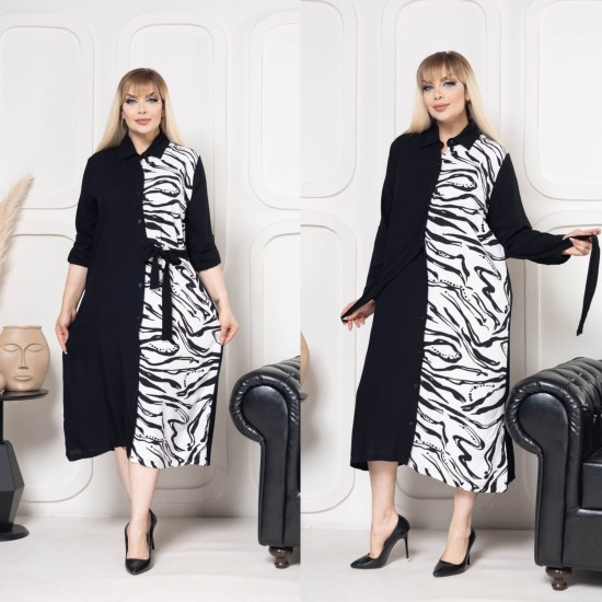 WOVEN FABRIC DRESS 188716