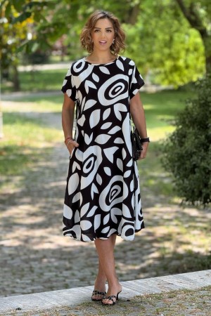 PATTERNED DRESS 188739