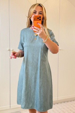 TENSEL KUMAS ELBISE 188493