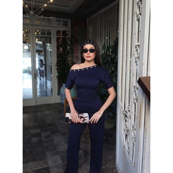 OYSHO FABRIC EYELET DETAIL SET 188622