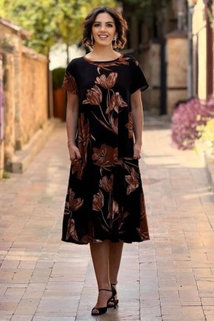 PATTERNED DRESS 188742