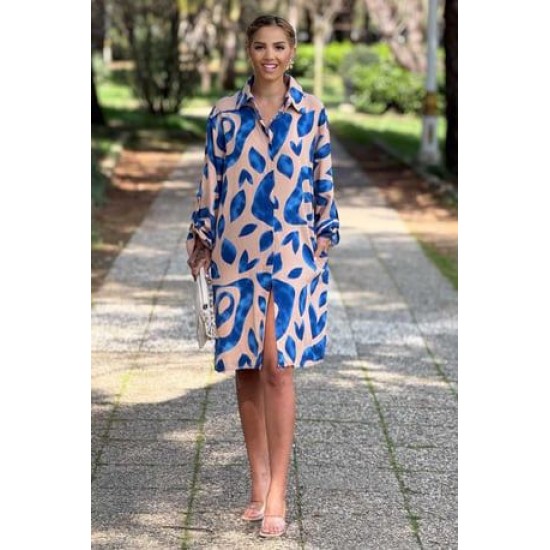 PATTERNED DRESS 188733