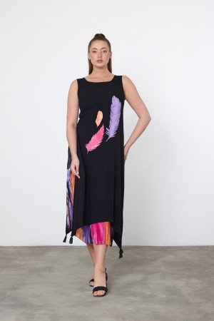 VISCOSE FABRIC DRESS 188474