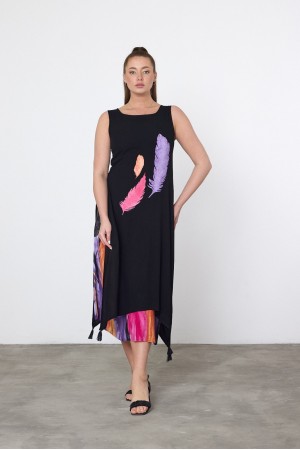 VISCOSE FABRIC DRESS 188474