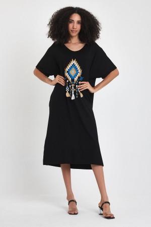 VISCOSE FABRIC DRESS 188484