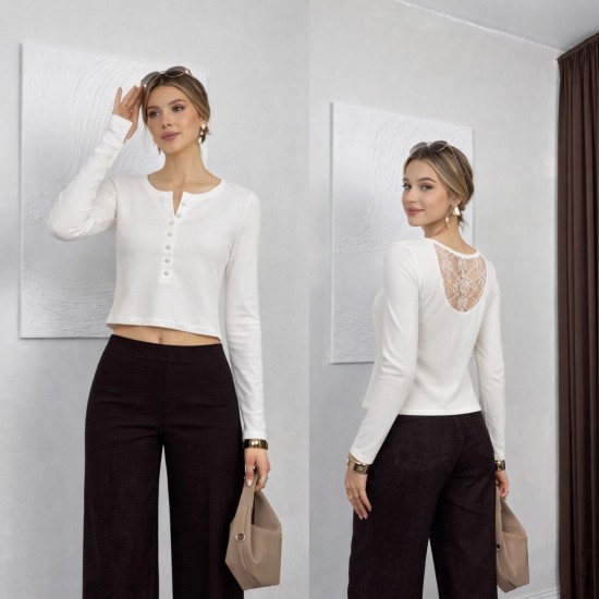 SIRT DETAY BLUZ 188684