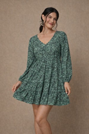 LINED MINI DRESS 188613