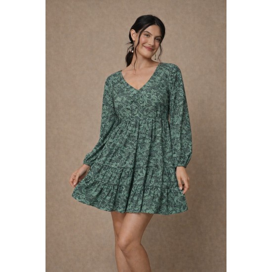 LINED MINI DRESS 188613