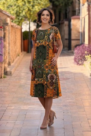 PATTERNED DRESS 188743