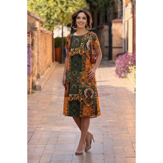 PATTERNED DRESS 188743