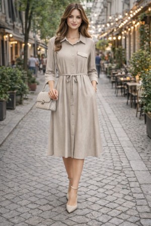 TENSEL KUMAS ELBISE 188465