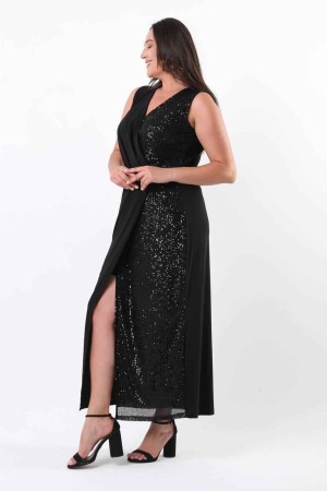 SİYAH ABİYE SANDY KUMAŞ 186128