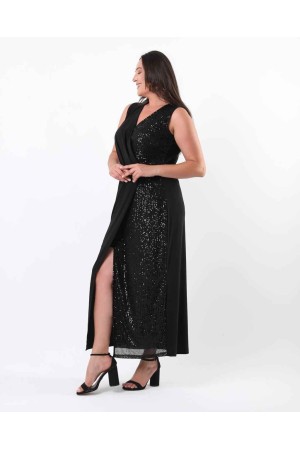 SİYAH ABİYE SANDY KUMAŞ 186128