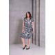 DESENLİ VİSKON ELBİSE 186140