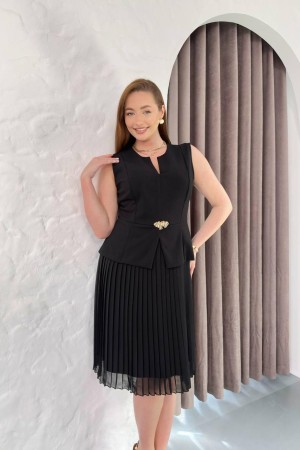 SCUBA KREP SIFON ELBISE 189089