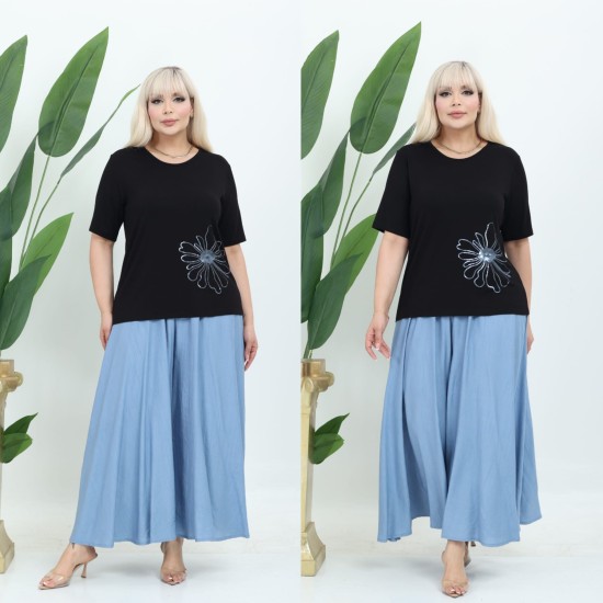 PLUS SIZE PANTS SET 190466