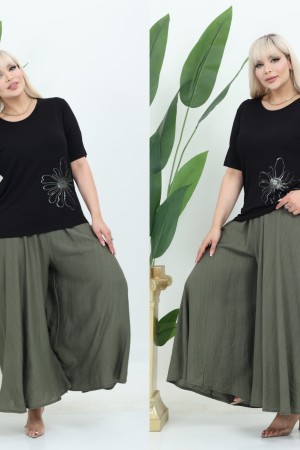 PLUS SIZE PANTS SET 190465