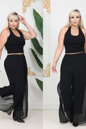 CHIFFON PANTS 190471