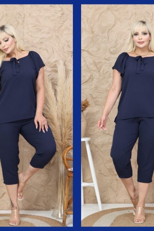 CREPE FABRIC CAPRI SET 190475
