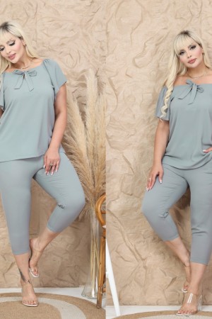 CREPE FABRIC CAPRI SET 190477